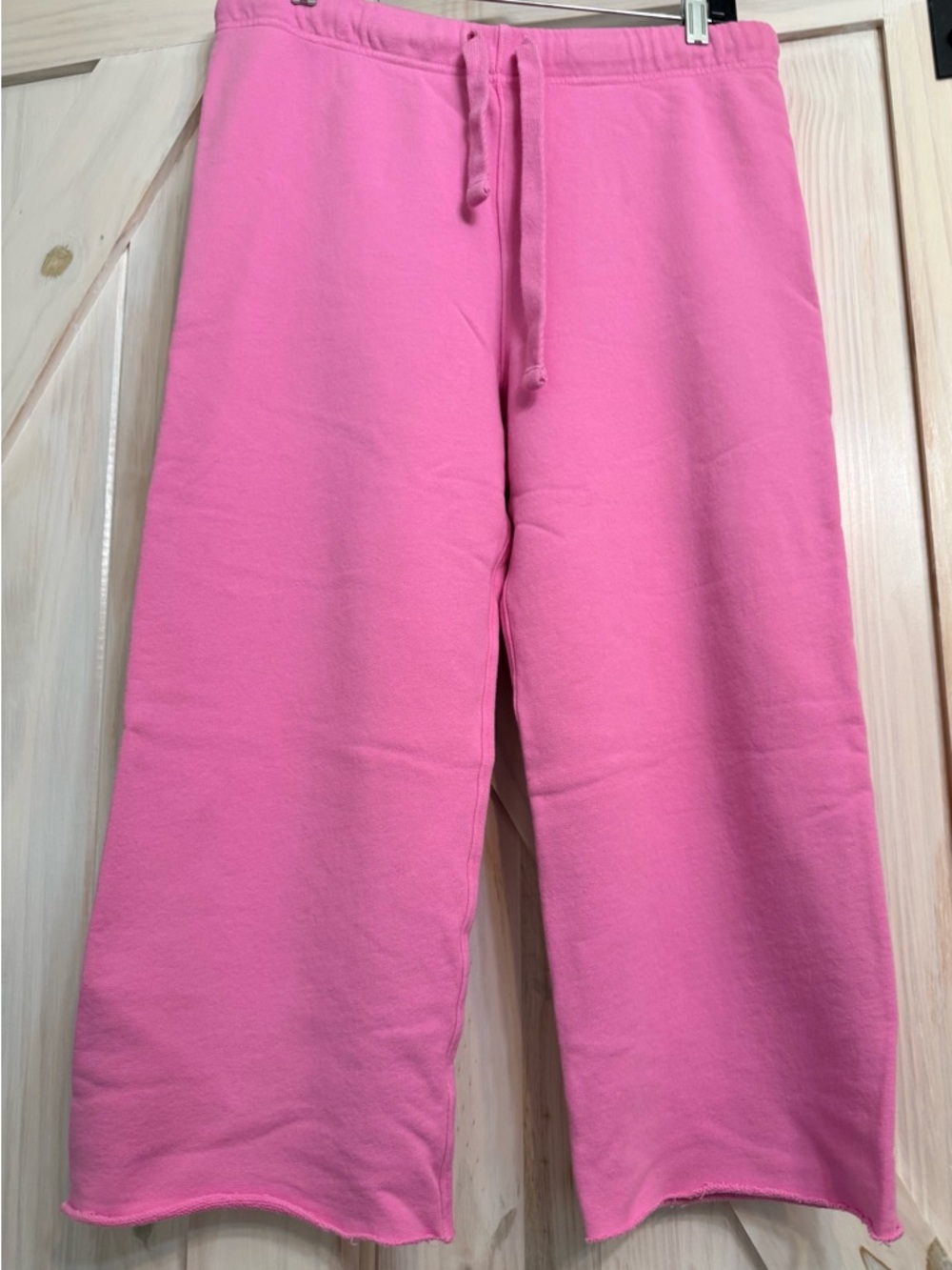Frank and Eileen Catherine M Bubblegum Pink Triple Fleece Casual Pant.